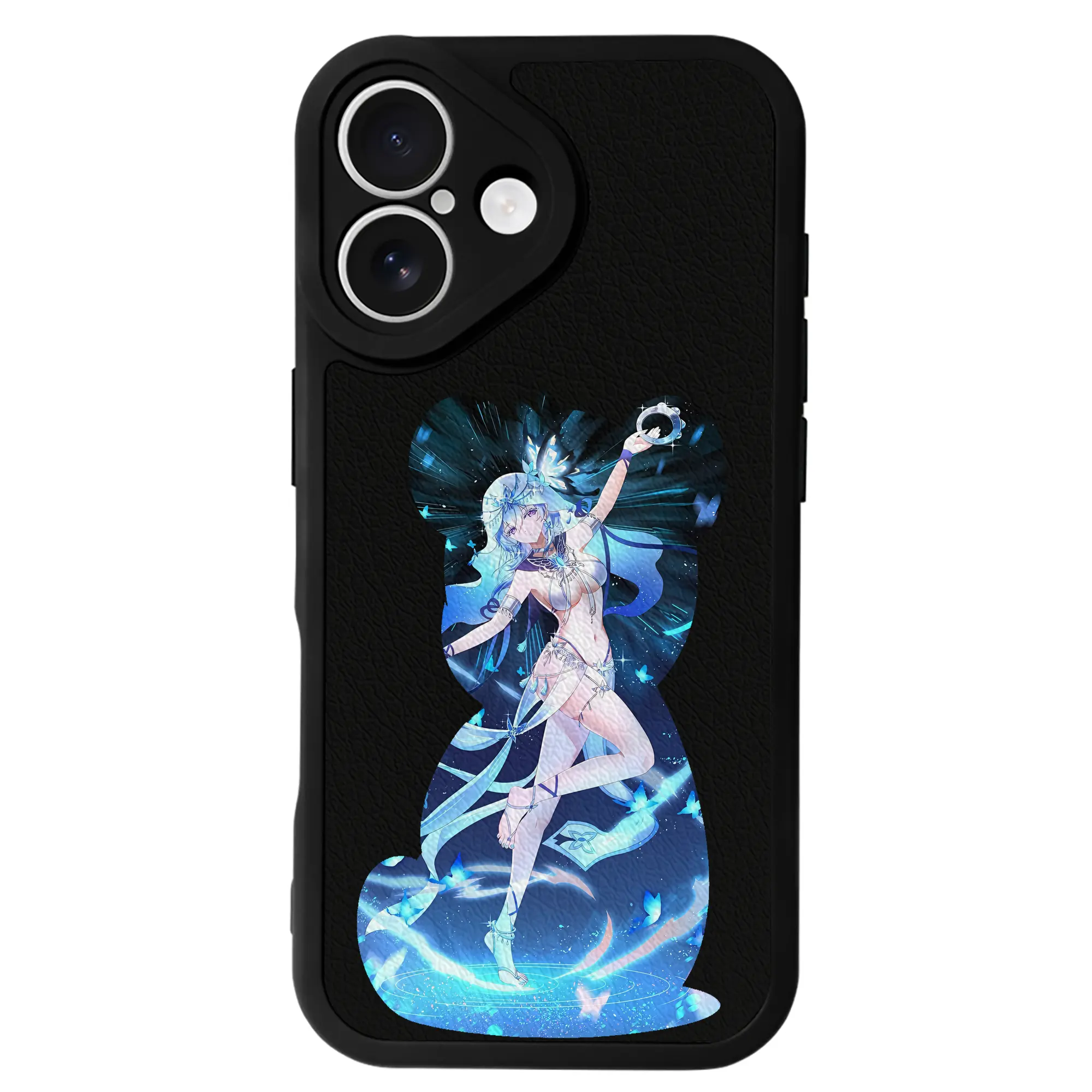 鳴潮 グッズ ショアキーパー - IPhone 16シリーズ対応 ・ シリコンスマホケース ・ レザー調 ・ 高精度フィット ・ 耐衝撃 ・ ワイヤレス充電対応 ・ 精密カット